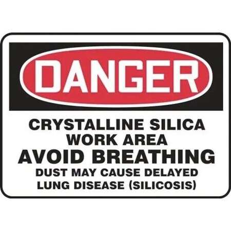 Accuform OSHA DANGER SAFETY SIGN CRYSTALLINE MCHG142VA MCHG142VA